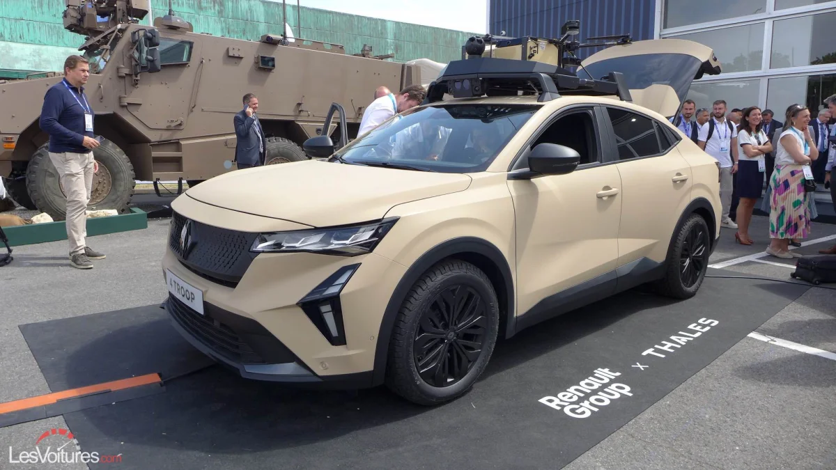 Renault 4 TROOP : véhicule militaire conçu pour le commandement tactique des drones