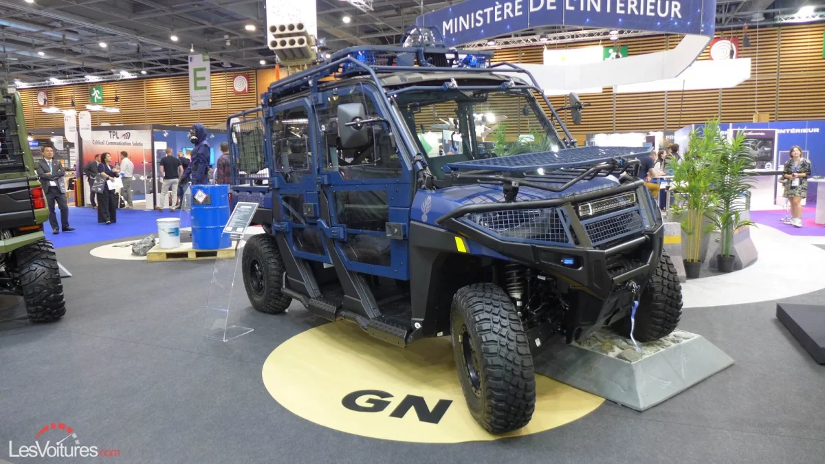 Gendarmerie nationale : le quad électrique militarisé attire tous les regards à Eurosatory