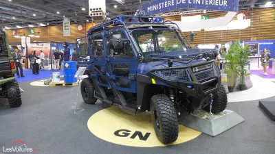 Gendarmerie nationale : le quad électrique militarisé attire tous les regards à Eurosatory