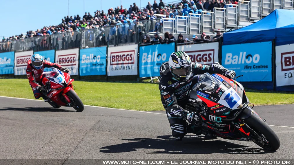 Michael Dunlop voit rouge sur sa Panigale V2 à la NW200 2026 ! 