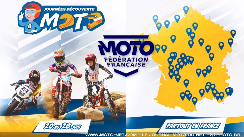 Journées Découverte de la Moto 2026, la FFM remet ça du 20 au 28 juin !