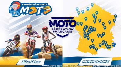 Journées Découverte de la Moto 2026, la FFM remet ça du 20 au 28 juin !