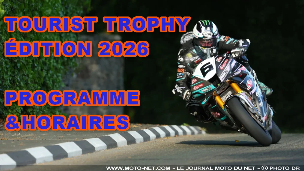 Calendrier et horaires des courses du Tourist Trophy 2026
