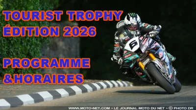 Calendrier et horaires des courses du Tourist Trophy 2026