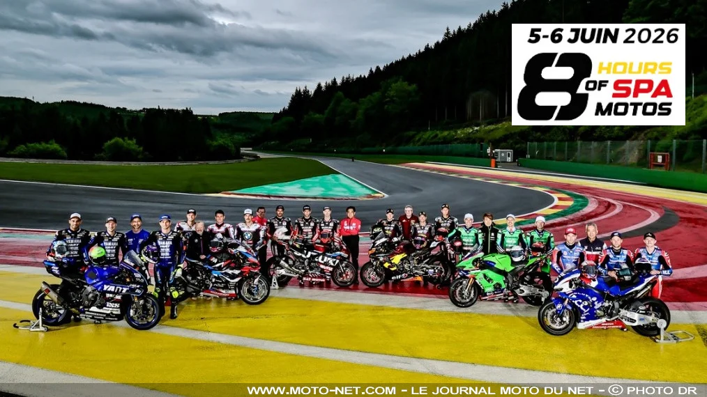 Le championnat d'Endurance 2026 se poursuit avec les 8H de Spa Motos