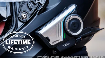 Des intercoms moto garantis à vie, une première mondiale par Sena