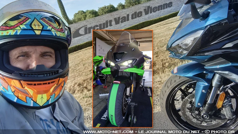 Essais des Ninja ZX-10R et Ninja 1100 SX en cours pour MNC