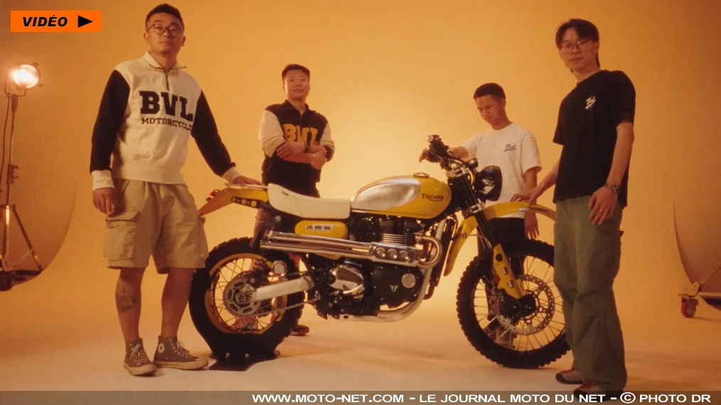 Triumph dévoile la BVL-VMX-900, un Scrambler ''Made in China''