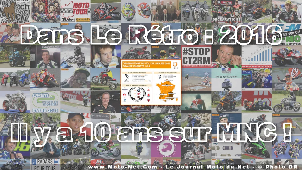 Il y a 10 ans : Les motos volées en France en très légère baisse ?