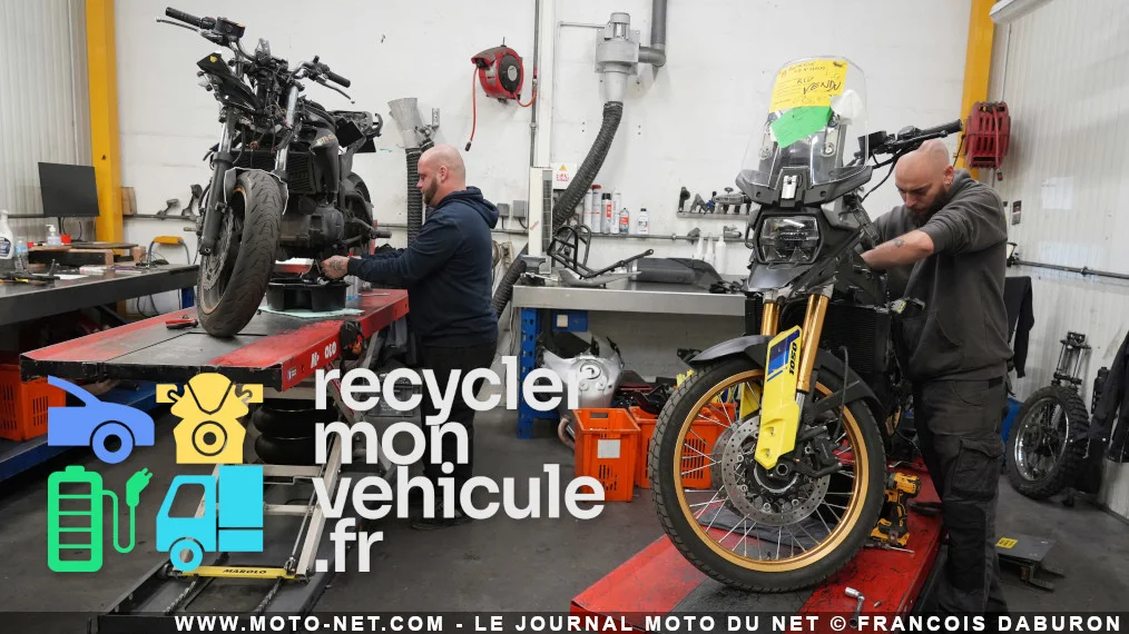 Fin de vie des motos : ce que la nouvelle loi européenne va changer