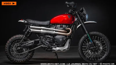 Les Bleus voient rouge avec le Scrambler 'Red Dust' de FCR Original