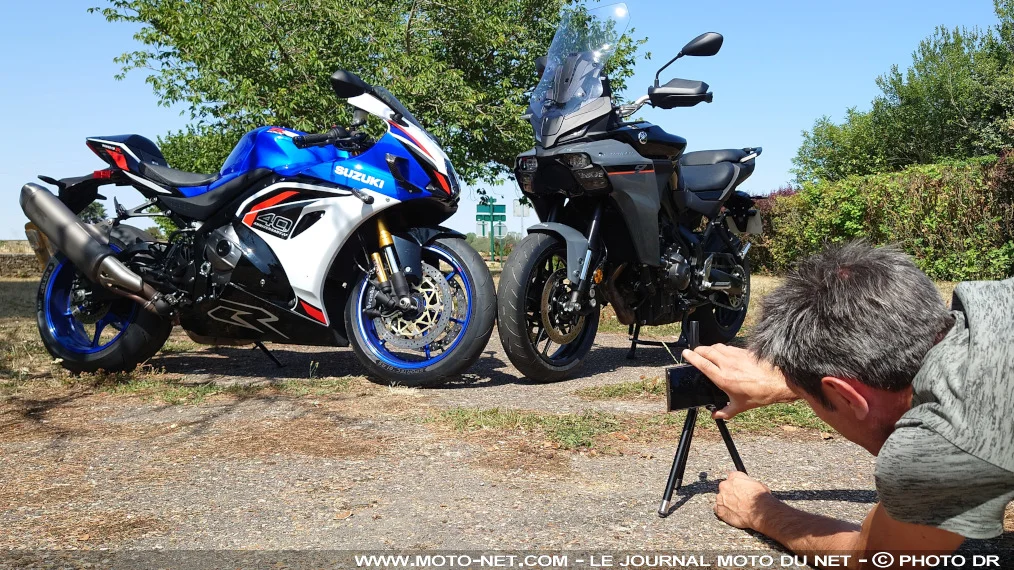 Essais Metzeler Sportec 01, Tracer 9 et GSX-R1000R en cours pour MNC