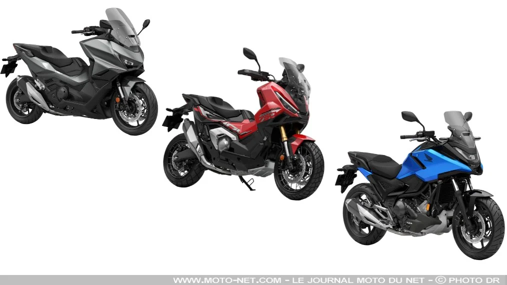 Les nouveaux coloris 2027 des Honda Forza 750, X-ADV 750 et NC750X