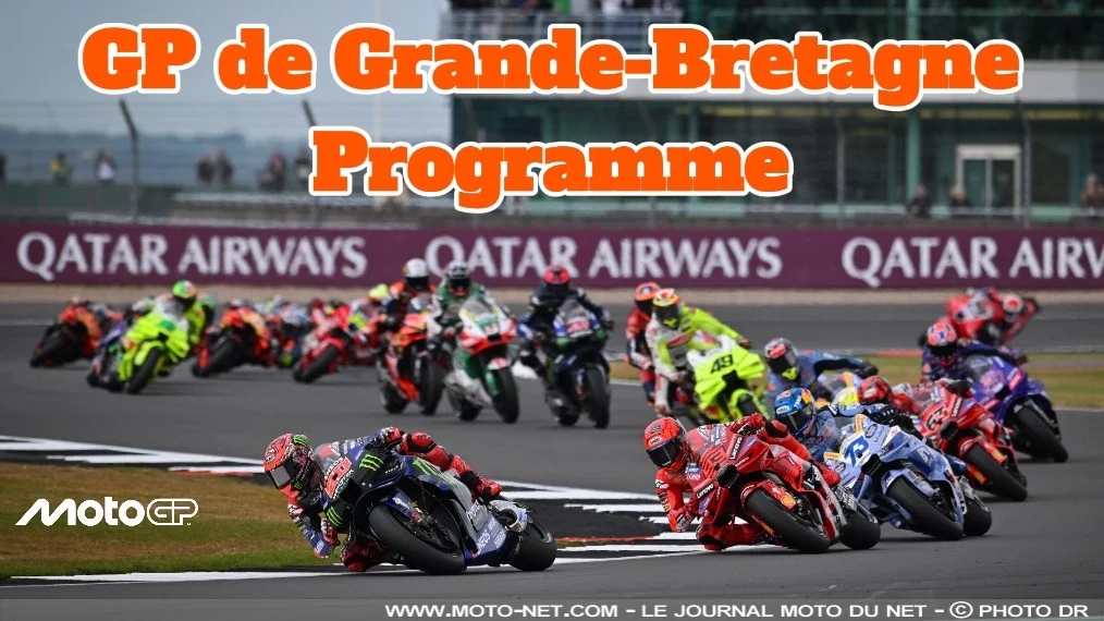 Horaires et enjeux du Moto GP de Grande-Bretagne 2026