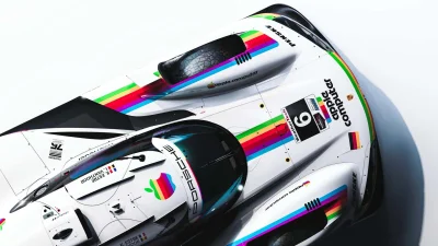 Porsche fait revivre l'emblématique livrée Apple — et elle est parfaite