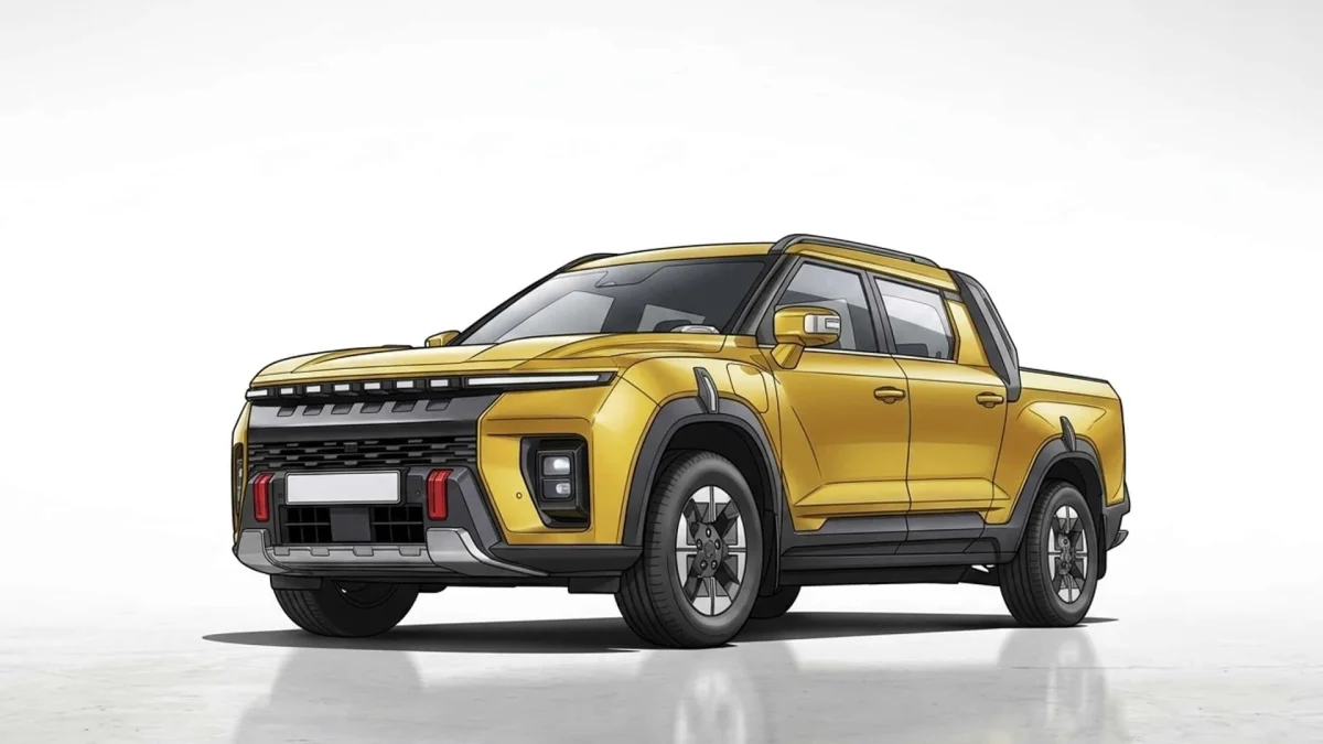KGM Torres, le pick-up électrique séduit aussi par son design