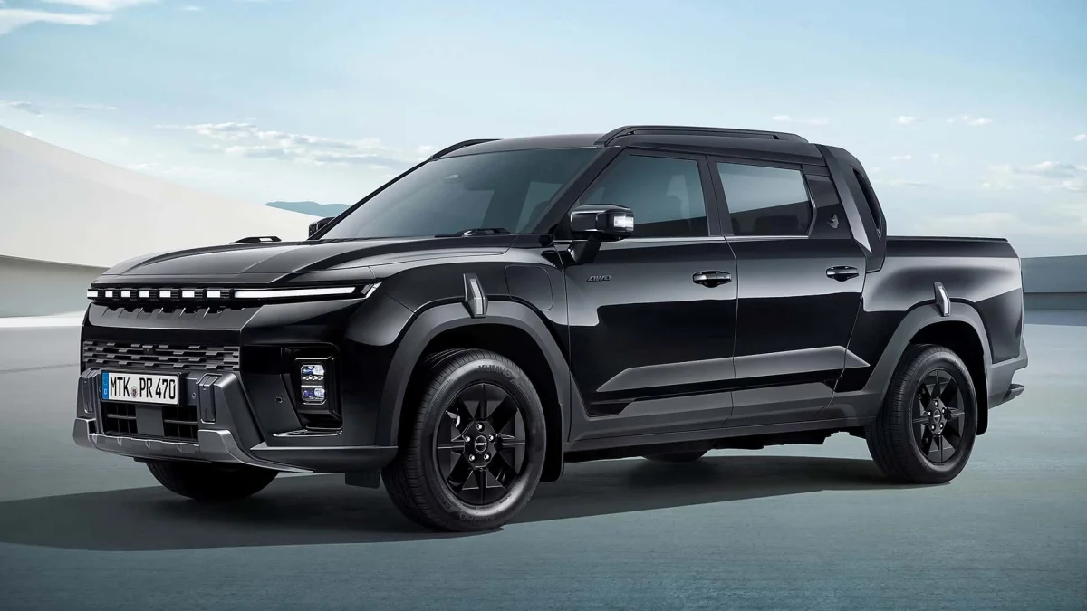 KGM Musso EV (2026) : le pick-up coréen reçoit une Black Edition
