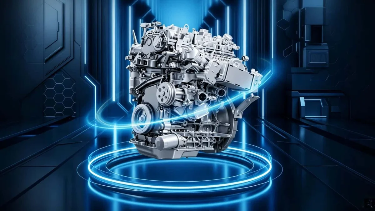 Le moteur hybride record avec un rendement de 45,5 %