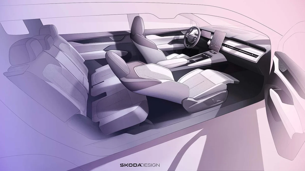 Le nouveau SUV 7 places de Skoda dévoile son intérieur