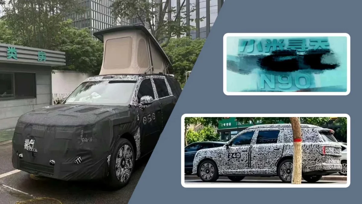Le premier grand SUV électrique de Xiaomi a été repéré