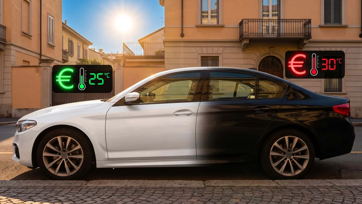 Si vous avez une voiture noire, vous consommerez et dépenserez plus : voici pourquoi