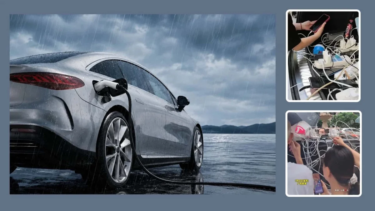 Voici comment la voiture électrique aide les personnes touchées par les inondations