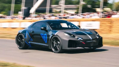 Alpine A110 Future : la sportive électrique fait ses débuts à Goodwood