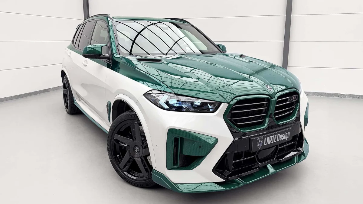 Ce SUV sportif est habillé de carbone vert : le BMW X5 M par Larte Design