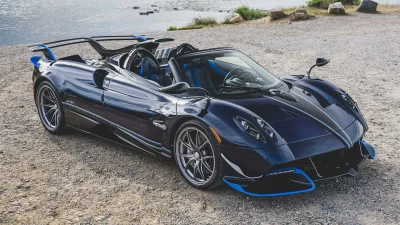 L'unique Pagani Huayra Roadster à boîte manuelle est mise aux enchères