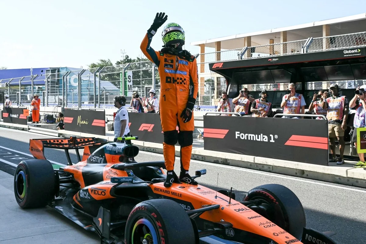 Norris retrouve "des sensations de 2025" dans une McLaren 2.0 à Miami