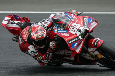 Bagnaia explique sa chute par un problème comparable à celui de Jerez