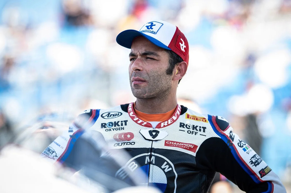 Danilo Petrucci victime d'une grosse chute en WorldSBK 