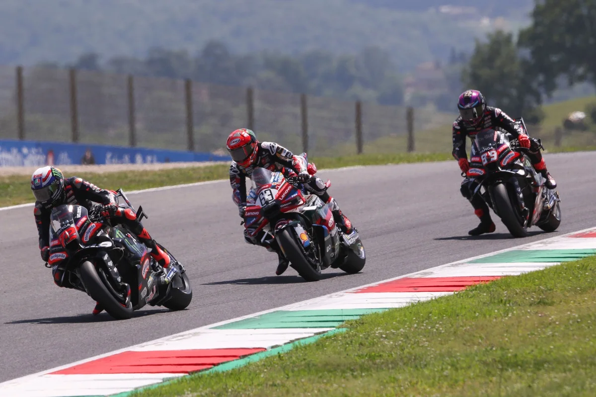 Tous les résultats et classements du GP d'Italie MotoGP 2026