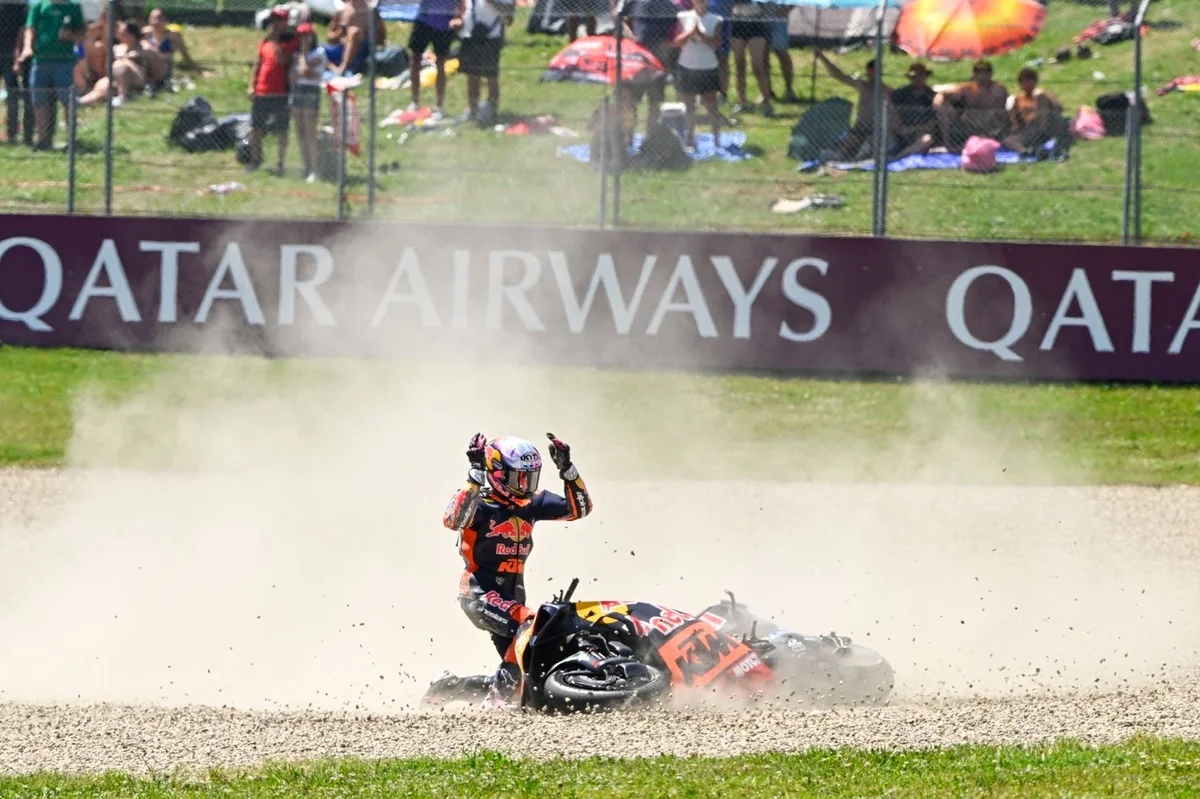 Bastianini agacé par sa double chute au Mugello et l'instabilité de la KTM