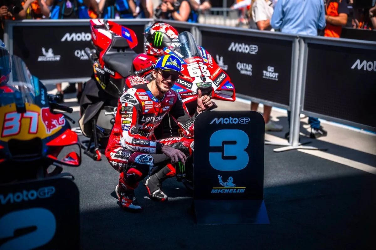 Bagnaia heureux troisième : "Je ne sais pas ce que je fais là !"