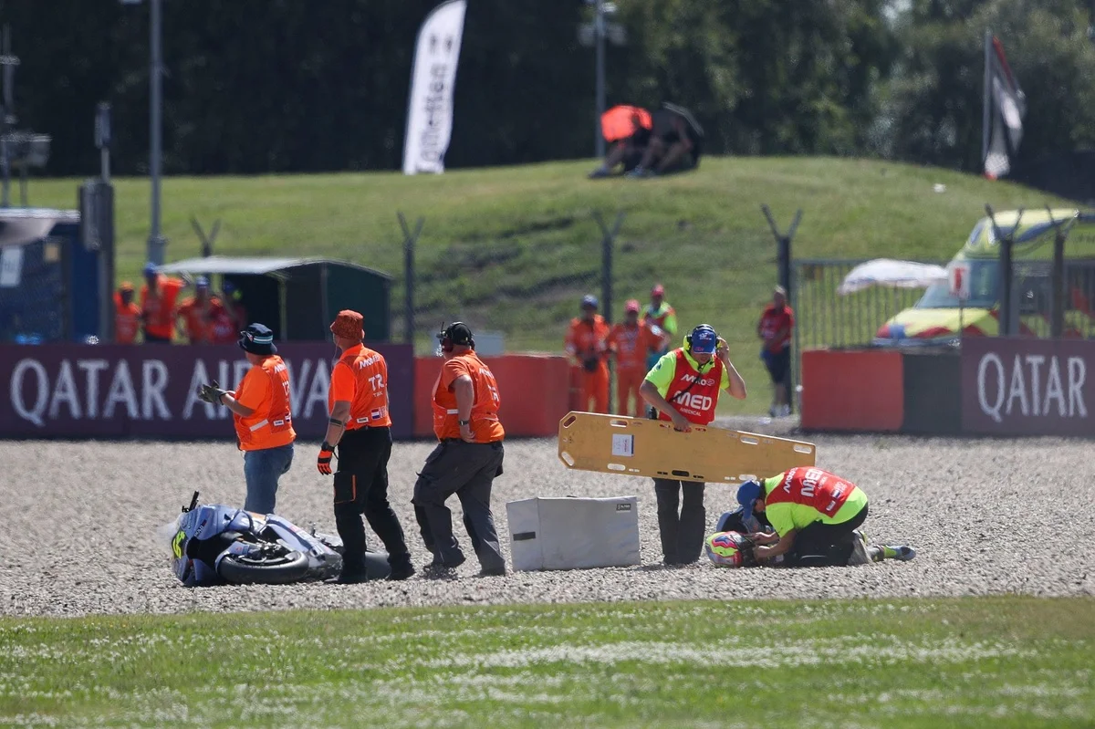 Vertèbre fracturée pour Fermín Aldeguer, forfait à Assen