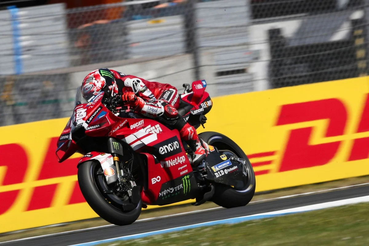 Bagnaia a abandonné à cause de problèmes au freinage
