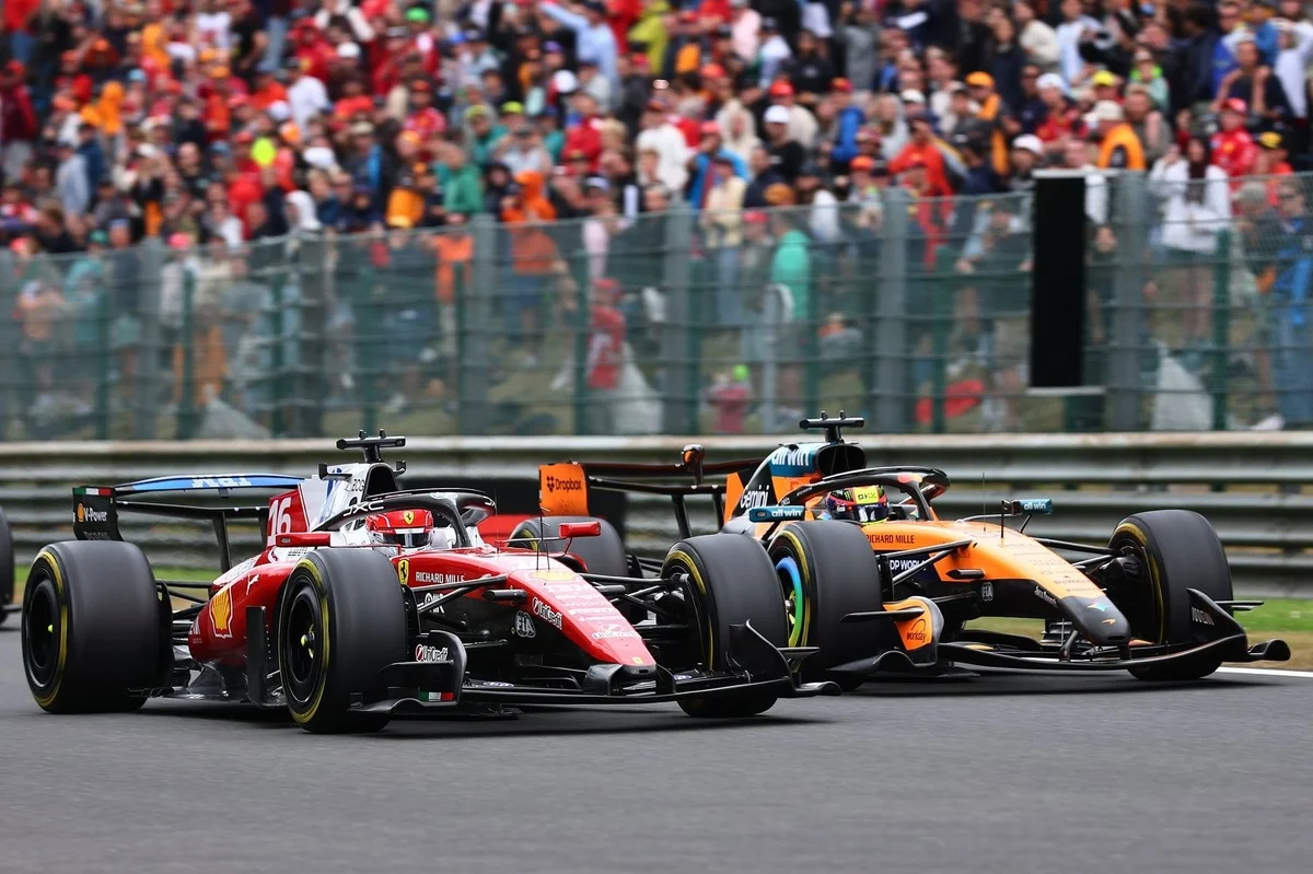 Leclerc reconnaît que sa défense face à Piastri à Spa était "un peu hors limite"