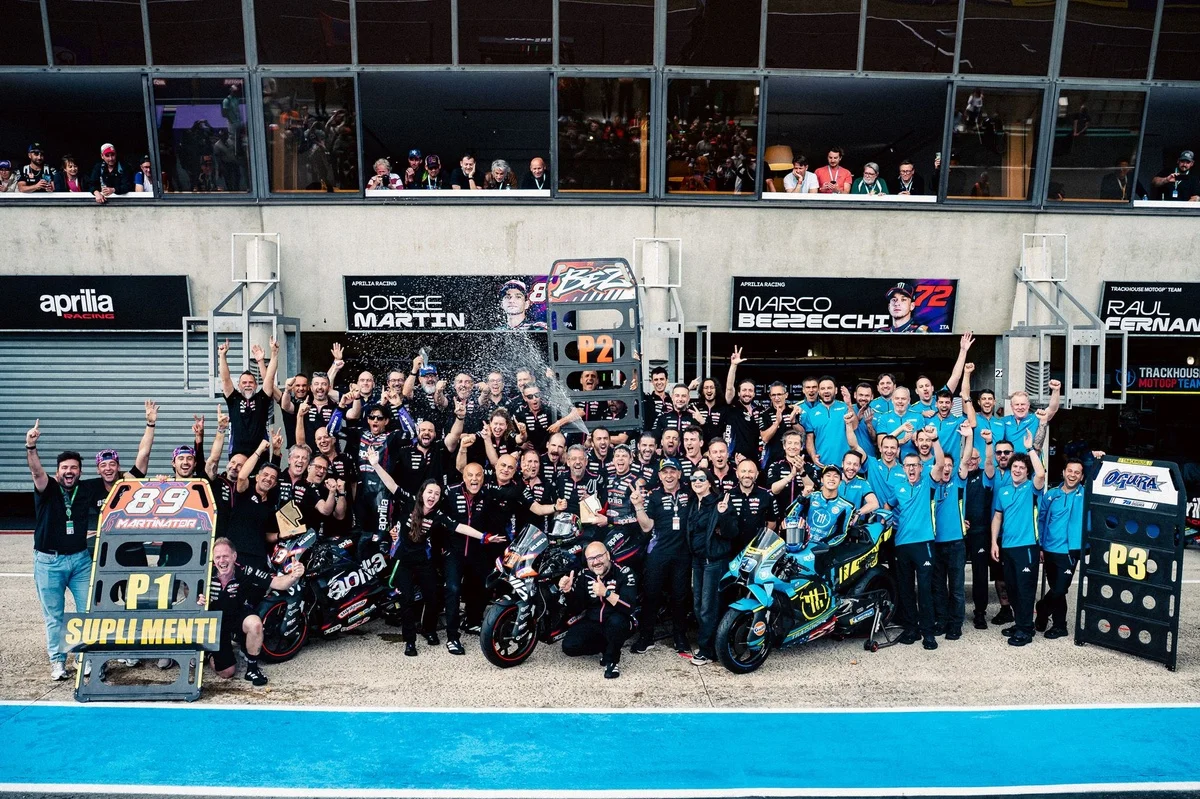 Comment Aprilia capitalise sur son quatuor de pilotes pour progresser