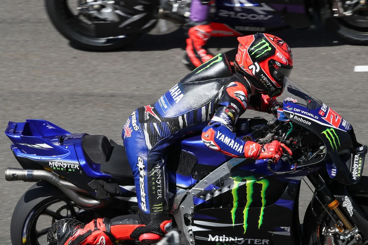 Quartararo toujours en difficulté : "Je suis très tendu sur la moto"