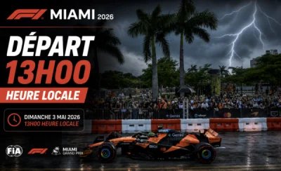 F1 – Miami : BREAKING NEWS – La FIA avance le départ du Grand Prix en raison des orages