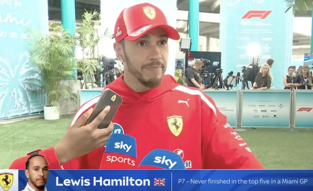 F1 – Miami : Hamilton perdu chez Ferrari, coincé loin des leaders