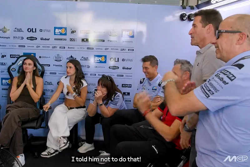 MotoGP, Jerez, VIDÉO, La tension du dernier tour dans le clan Márquez : « Putain ! Je lui ai dit de ne pas faire ça ! »