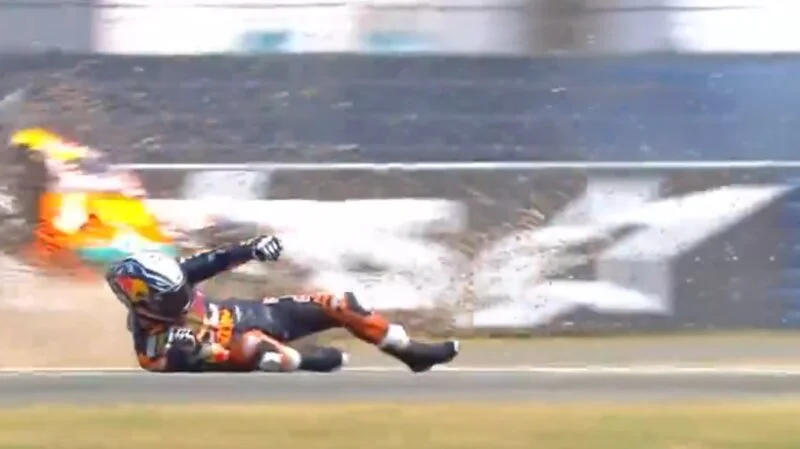 MotoGP France J1 – Pedro Acosta (KTM/10) menaçait Johann Zarco : « J’étais en tête pendant toute la séance »