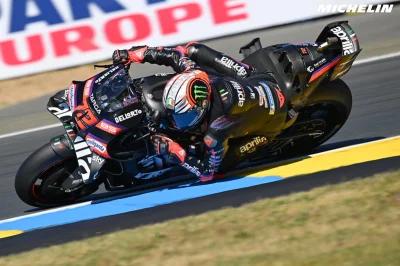 MotoGP France J2, Marco Bezzecchi (Aprilia Q3/S3) choqué : « J’ai entendu une moto à côté de moi, je ne m’attendais pas à voir Martin ! »
