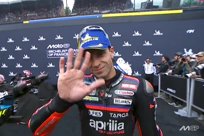 MotoGP, France, Grand Prix : Marco Bezzecchi (Aprilia/2) « À chaud »