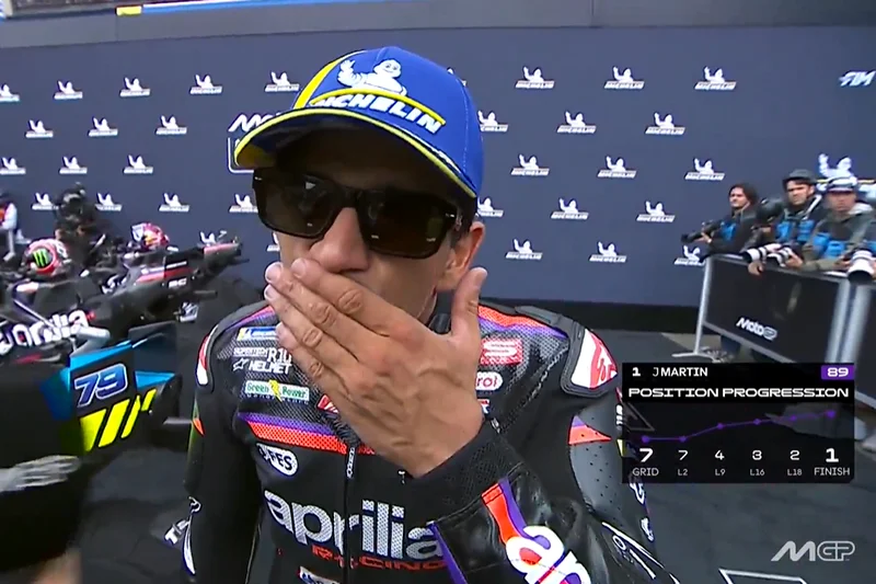 MotoGP, France, Grand Prix : Jorge Martín (Aprilia/1) « À chaud »