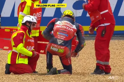 MotoGP, France J3, Joan Mir (Honda/NC) a lourdement chuté : « Je repars avec quelques points de suture »
