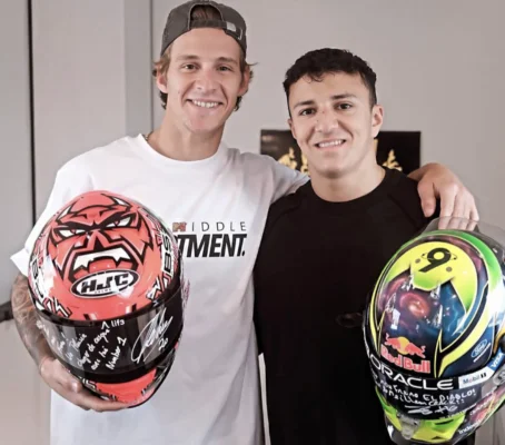 F1 – MotoGP : Hadjar et Quartararo réunissent les deux paddocks dans une scène forte au Mans