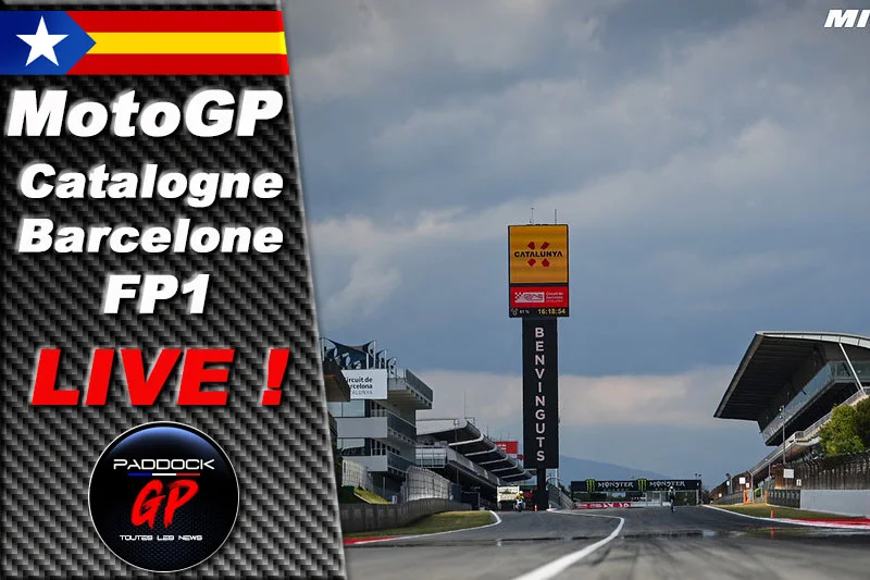 MotoGP Barcelone Catalogne FP1 LIVE :